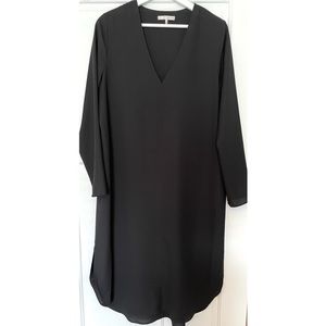 EUC. Oak & Fort Black midi dress Sz M
